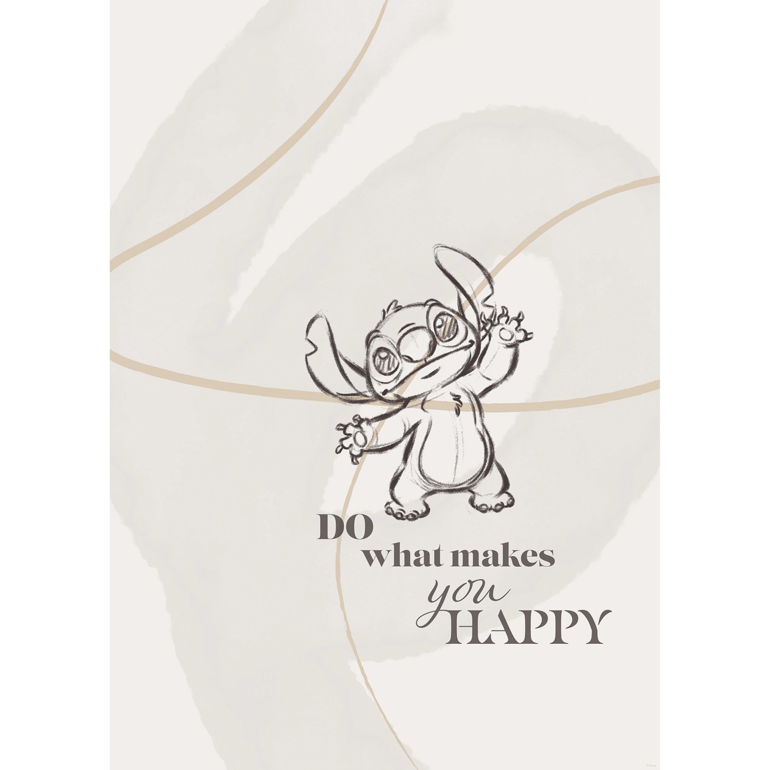 Komar Plakát Disney Lilo and Stitch Do What Makes You Happy 50 x 70 cm