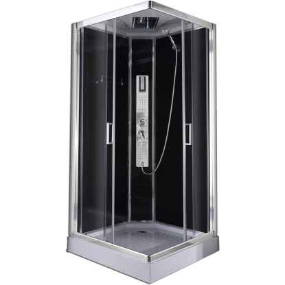 Sanotechnik Kompletní sprchový kout Trend 2, čtverec, chrom, 90 x 90 x 215 cm