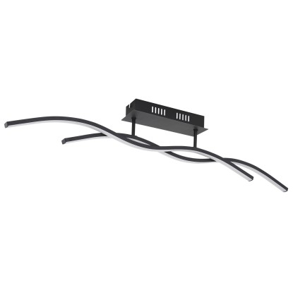 GLOBO Stropní svítidlo Marius černé LED, 880 x 80 x 155 mm