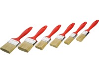 Ploché štětce odolné vůči ředidlům 1K, 25/35/50 mm, 6 ks Ploché štětce odolné vůči ředidlům 1K, 25/35/50 mm, 6 ks