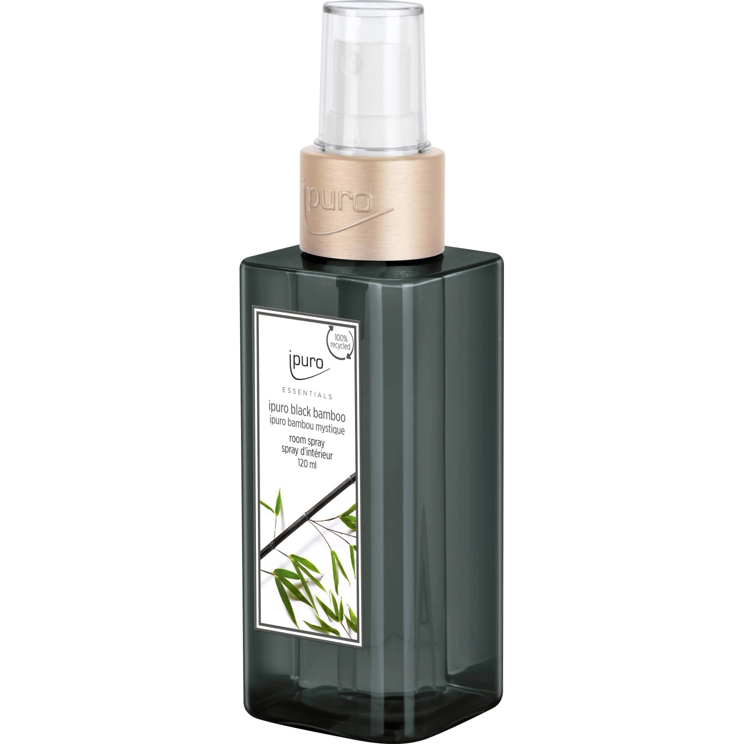 ipuro Essentials Black Bamboo bytový sprej 120 ml