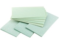 LUX-TOOLS Sada brusných papírů (K150, K180, K240, K320), 70 x 125 mm, 10dílná