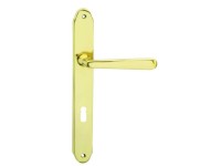 COBRA Štítové dveřní kování ALT-WIEN BB 72, lesklá mosaz