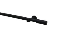 Gardinia Záclonová souprava Zylinder černá 1 tyč pr. 22/25 mm, 100-190 cm