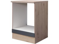 Flex-Well Kuchyňská skříňka Morena pro vestavnou troubu, 60 x 85 x 57,1 cm Flex-Well Kuchyňská skříňka Morena pro vestavnou troubu, 60 x 85 x 57,1 cm
