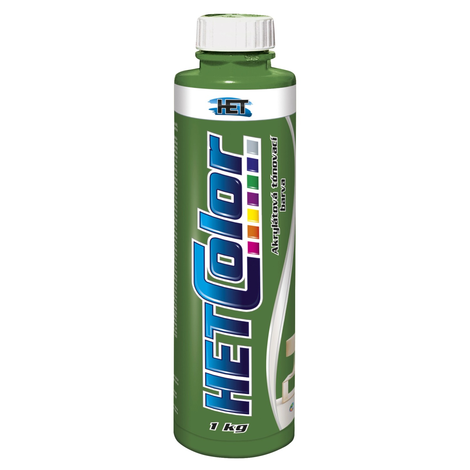 HETCOLOR Akrylátová tónovací barva tmavě zelená 1 kg