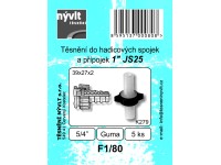 Těsnění do hadicových spojek a přípojek 1 JS25, 5 ks Těsnění do hadicových spojek a přípojek 1 JS25, 5 ks