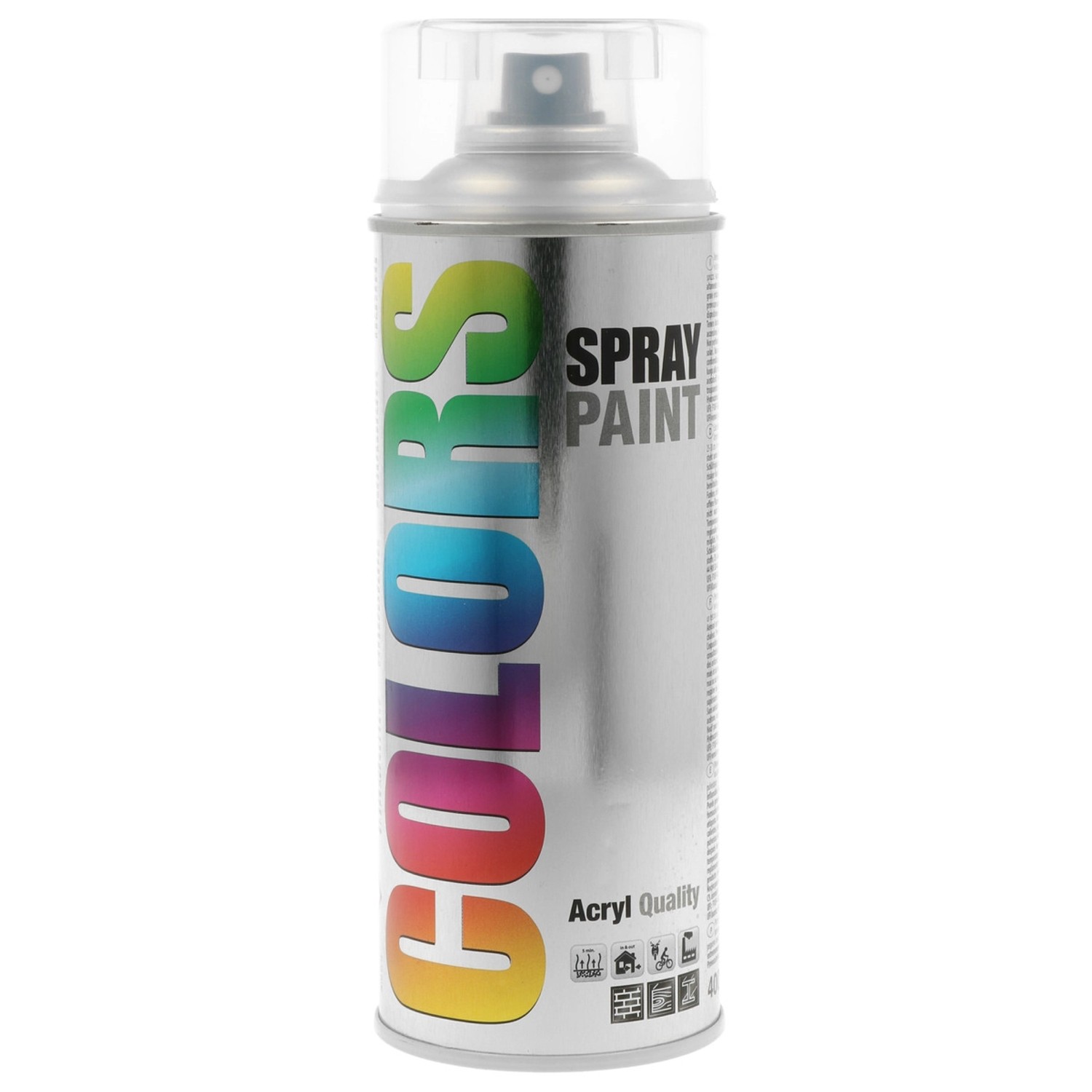 Lak ve spreji COLORS čirý lak lesk 400 ml