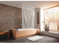 Kleine Wolke Rohová sprchová roleta bílá 56/132 cm x 240 cm