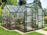 Vitavia Skleník Sirius vč. základny, ESG 3 mm, smaragdová, 383 x 383 cm