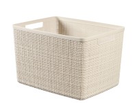 Curver Košík Jute L béžový, 36 x 28 x 23 cm