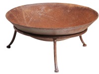 Gartenfreude Designové ohniště, litina, rezavě červená, pr. 47 cm