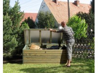 Zahradní truhla, tlakově impregnovaná, 19 mm