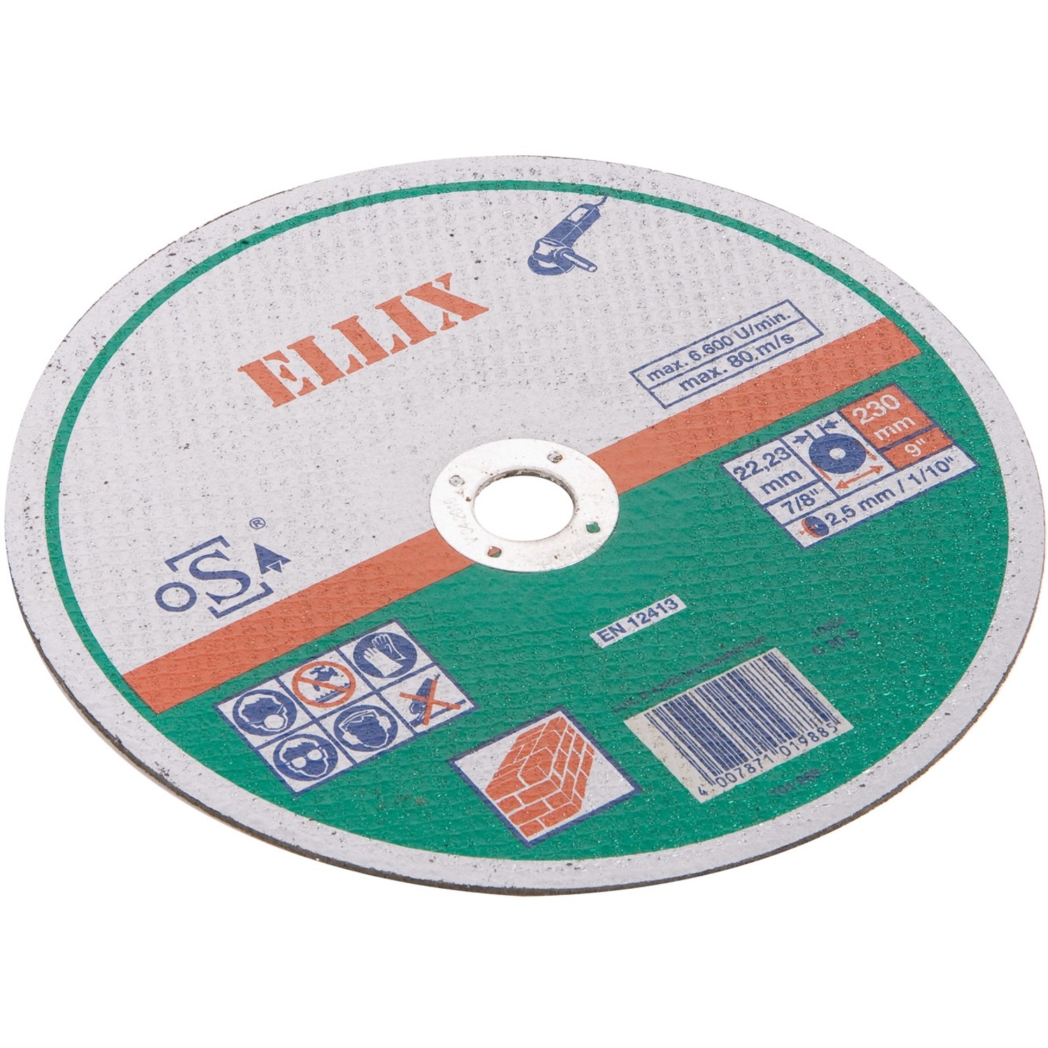 Řezný kotouč na kámen rovný průměr 230 mm