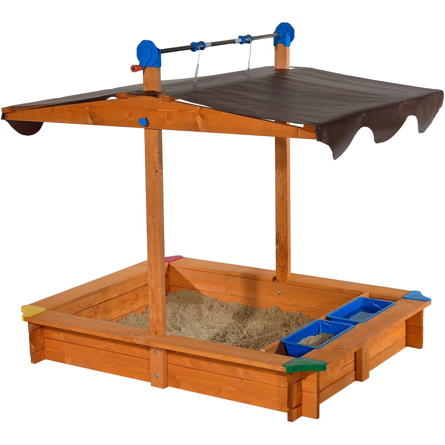 Gaspo Pískoviště Lea s výškově nastavitelnou stříškou, 137 x 105 cm