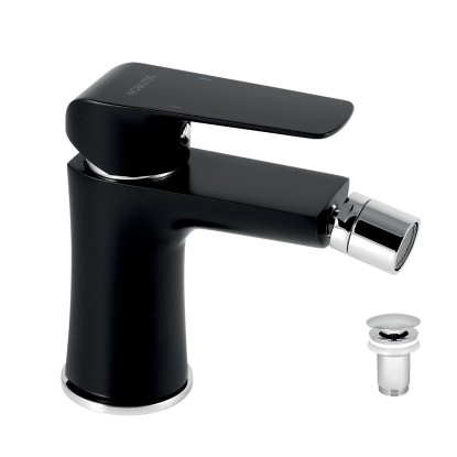 Novaservis Bidetová baterie Nobless Tina 38011,5 s výpustí, matná černá