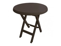 MEGA PLAST Skládací stolek TEO wenge pr. 70 x 70 cm