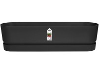 elho Květináč Greenville Lang černý, 70 x 18 x 19 cm