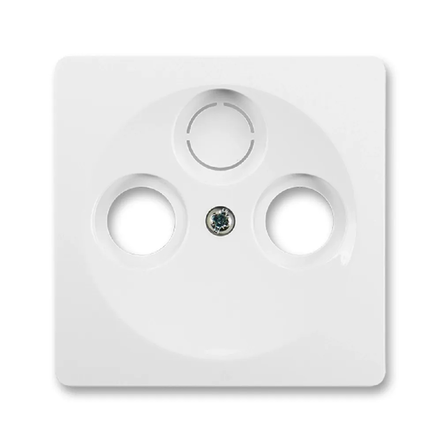 ABB Kryt zásuvky TV+R+SAT Swing L, bílá