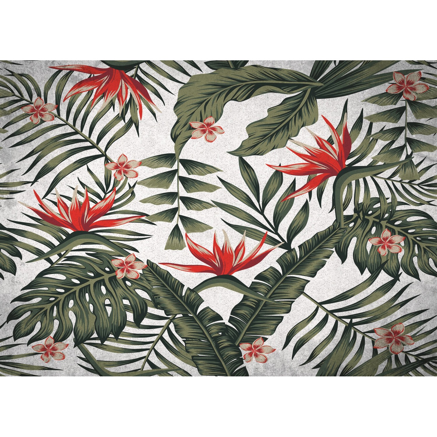 Crearreda Samolepicí kuchyňský panel 67279 červené květy, 470 x 650 mm