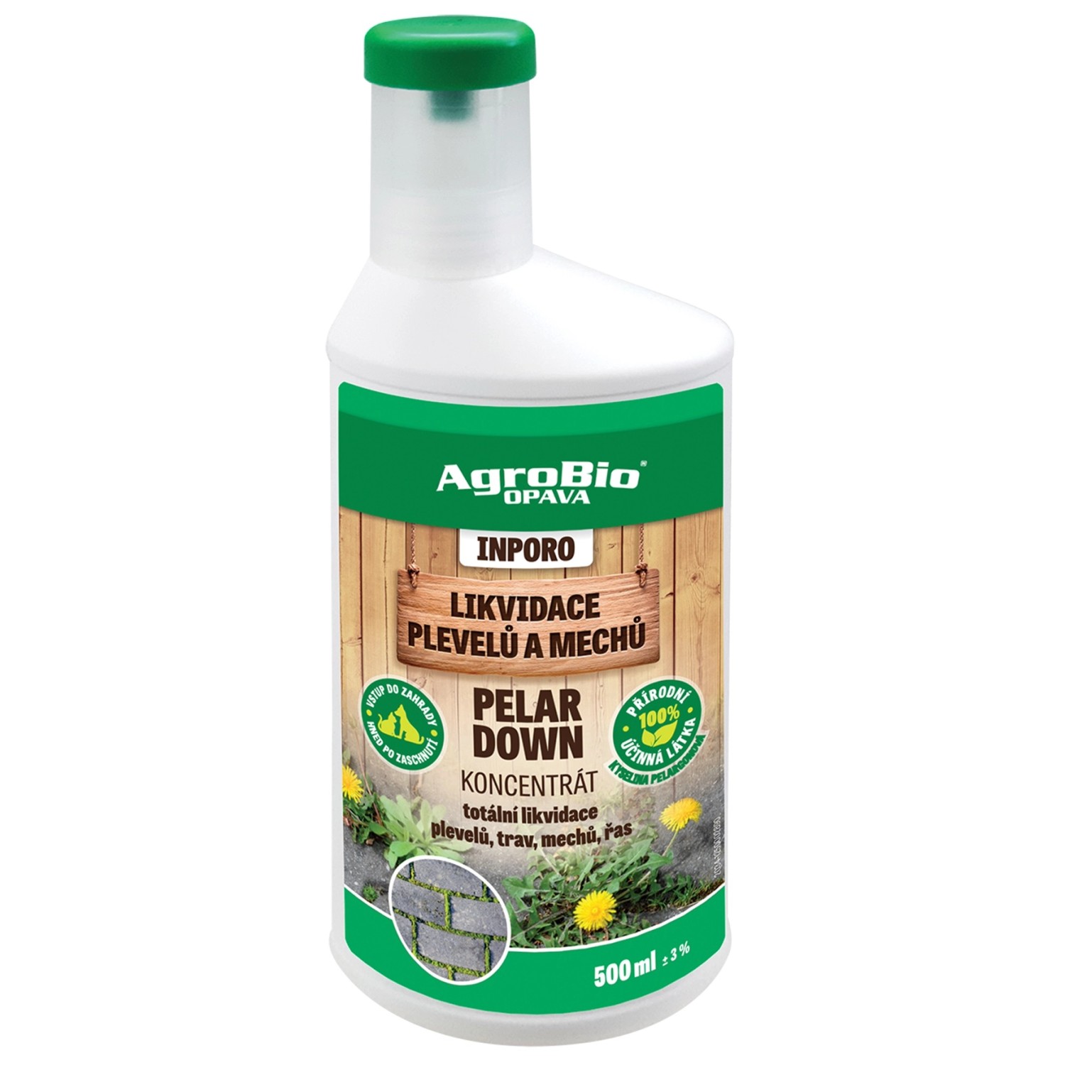 AgroBio Opava Totální herbicid INPORO PelarDown, koncentrát 500 ml