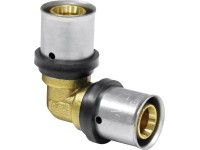 PIPETEC Lisovací koleno 90° PFW1616 měděné, 16x2