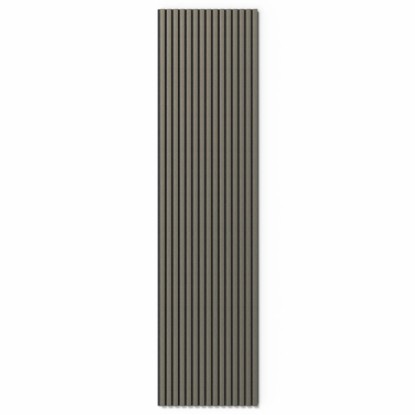 Denpanels Akustický panel FOILED stříbrná černá plsť 60 x 240 cm