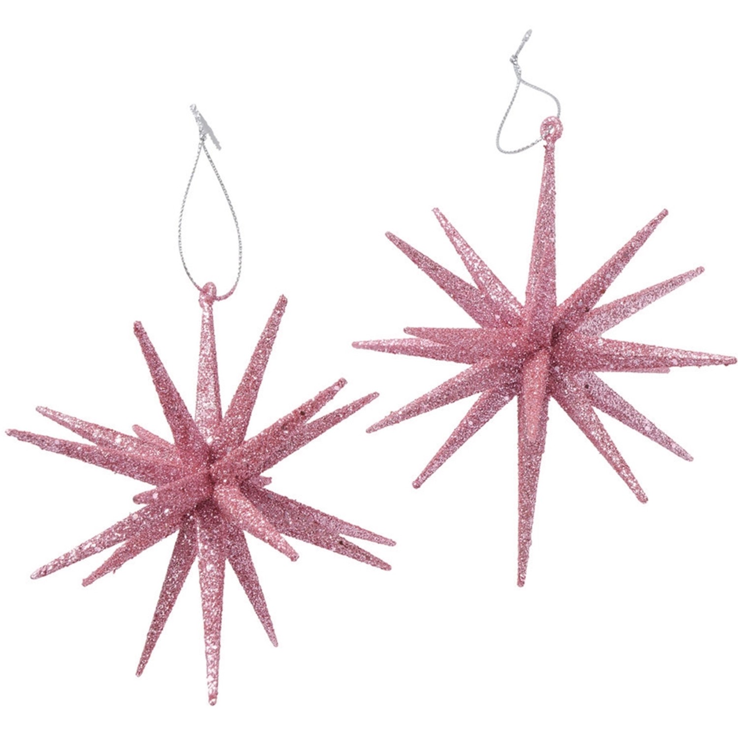 Boltze Závěsná dekorace Tove růžová, různé druhy, 15 x 15 cm, 1 ks