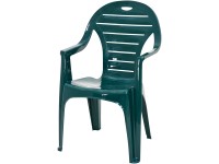 IDEA Europe Plastová židle Lille zelená cca 90 x 56 x 52 cm IDEA Europe Plastová židle Lille zelená cca 90 x 56 x 52 cm