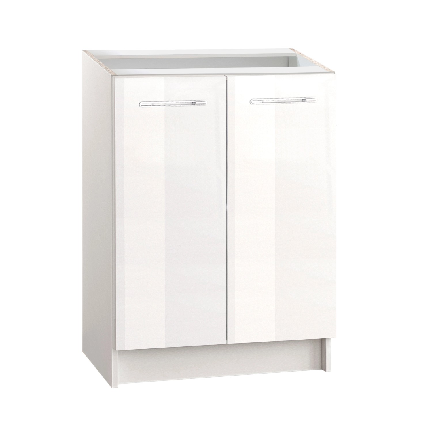 Black&White Style Spodní skříňka Eco D60, lesklá bílá, 81,5 x 60 x 45,6 cm