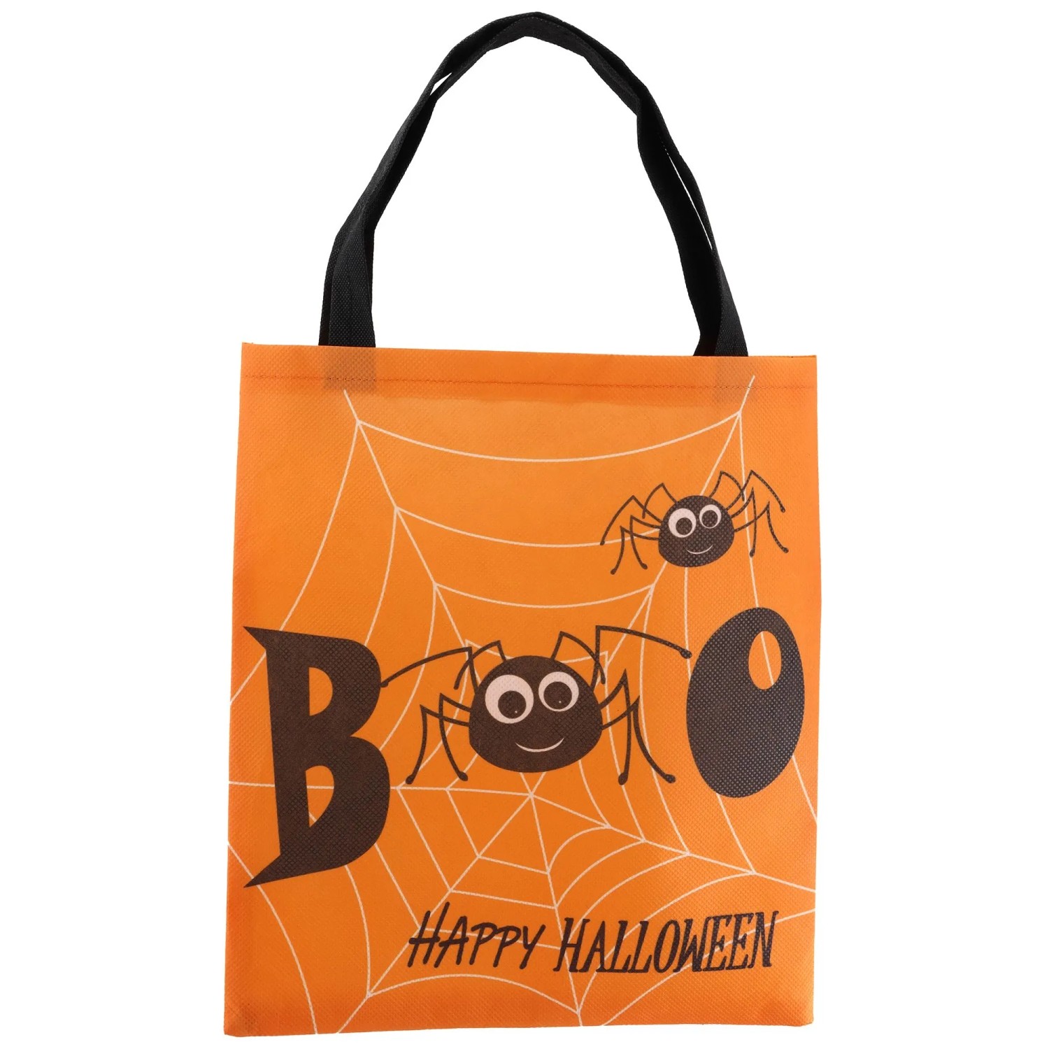 Halloweenská taška, oranžovo-černá, 30 cm