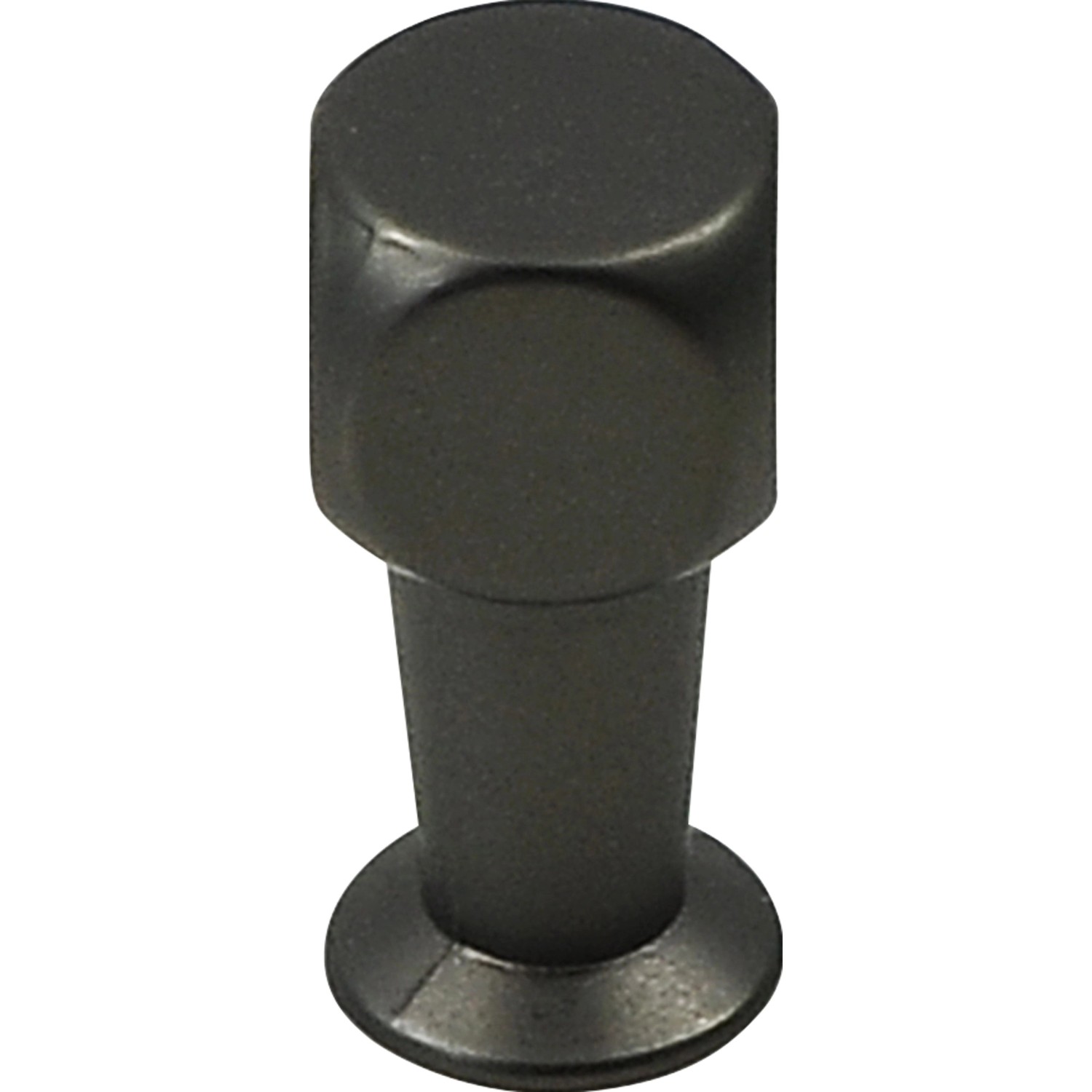 Siro Nábytkový knoflík kovový černě chromovaný matný průměr 10 mm