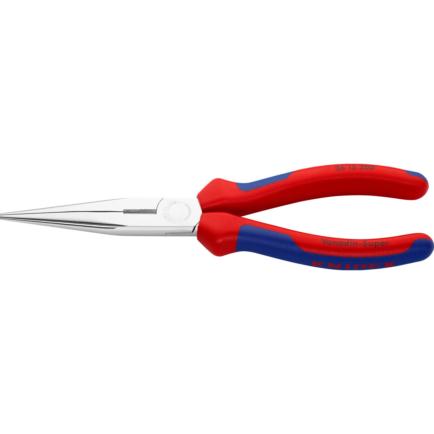 Knipex Půlkulaté kleště s břity, chromované, vícesložkové návleky, 200 mm