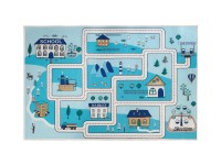 LUANA Dětský koberec - Město 80 x 120 cm LUANA Dětský koberec - Město 80 x 120 cm