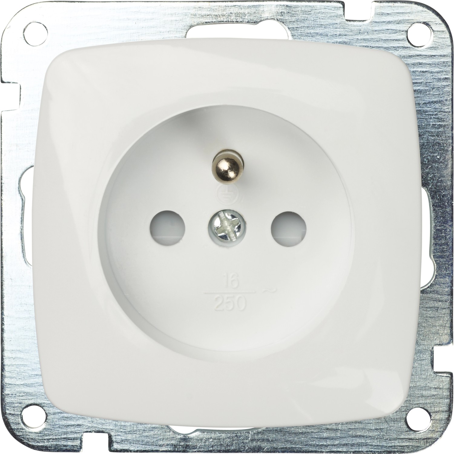 OBI Zásuvka Medea polárně bílá