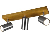 Trio 3-Bodové svítidlo Marley matný nikl 160 x 440 x 90 mm