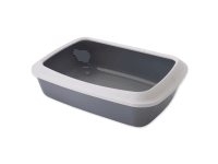 Savic Toaleta pro kočky Isis s okrajem 50 x 37 x 14 cm, šedá