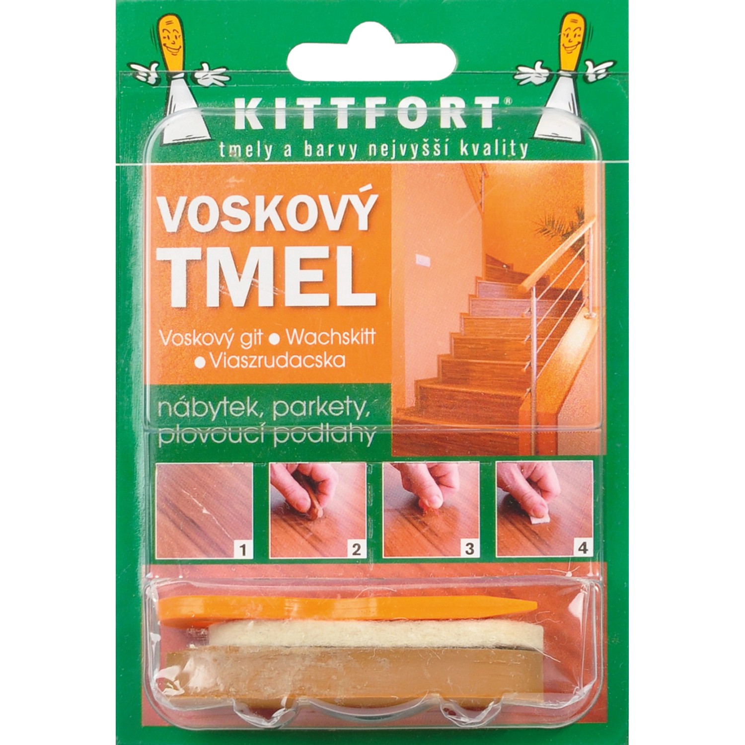 Kittfort Voskový tmel dub 12 g
