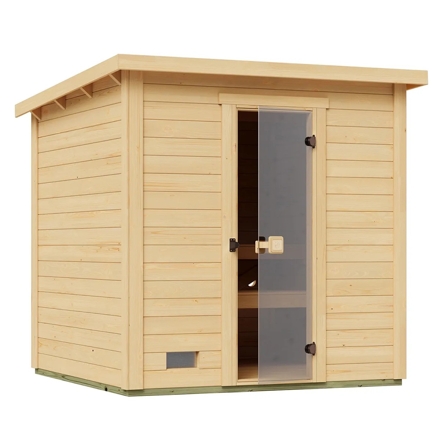 Weka Saunový domek Kaapi 3, přírodní, 224 x 226 x 215 cm