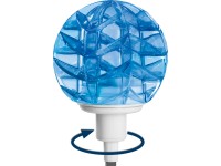 OBI LED solární svítidlo s trnem Termoli s modrým dekoračním prvkem