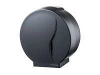 Bisk Zásobník na toaletní papír Jumbo se zámkem černý