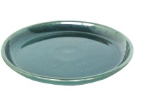 Mega Collections Miska pod květináč Glazed Saucer zelená celadon pr. 20 cm