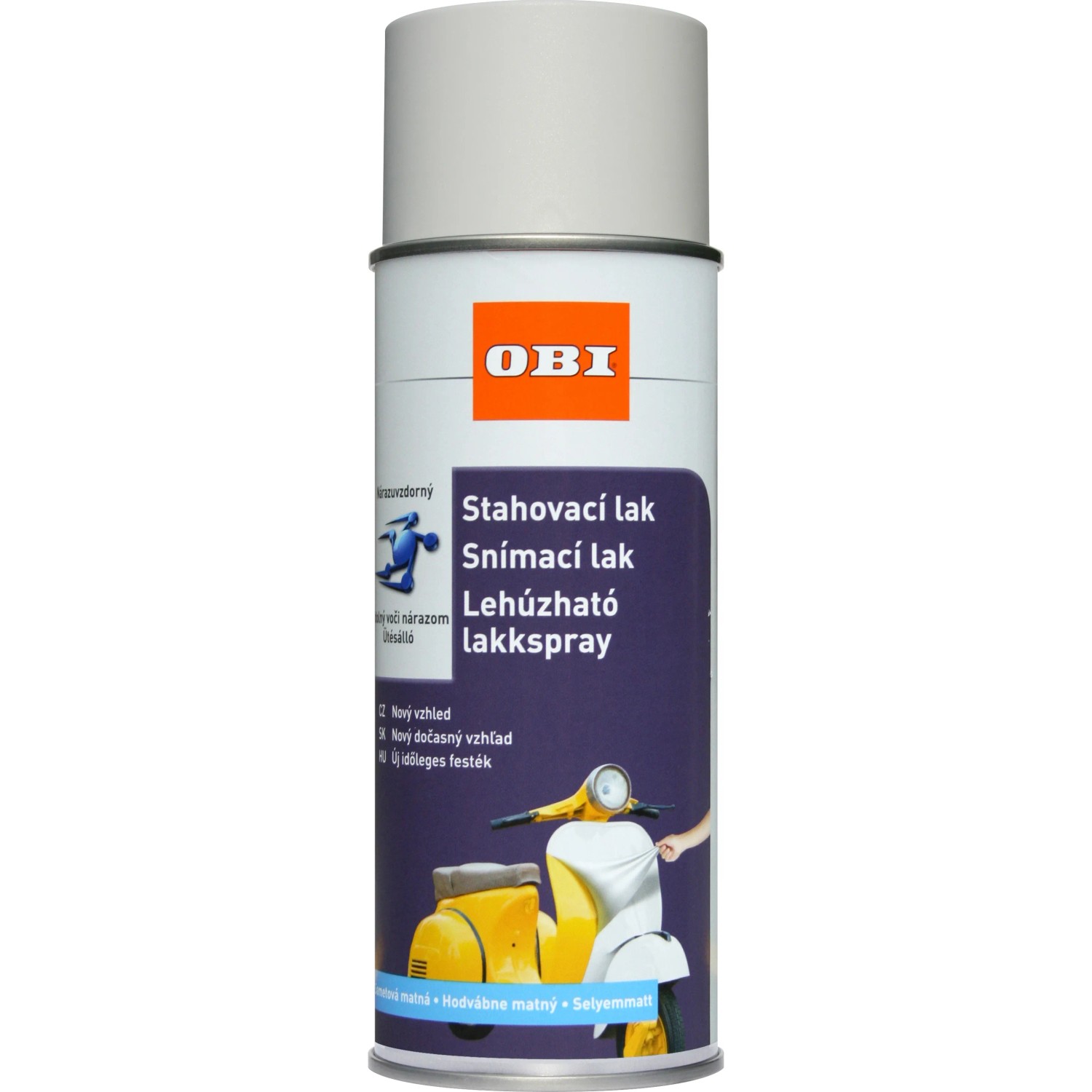 OBI Lak stahovací bílý 400 ml