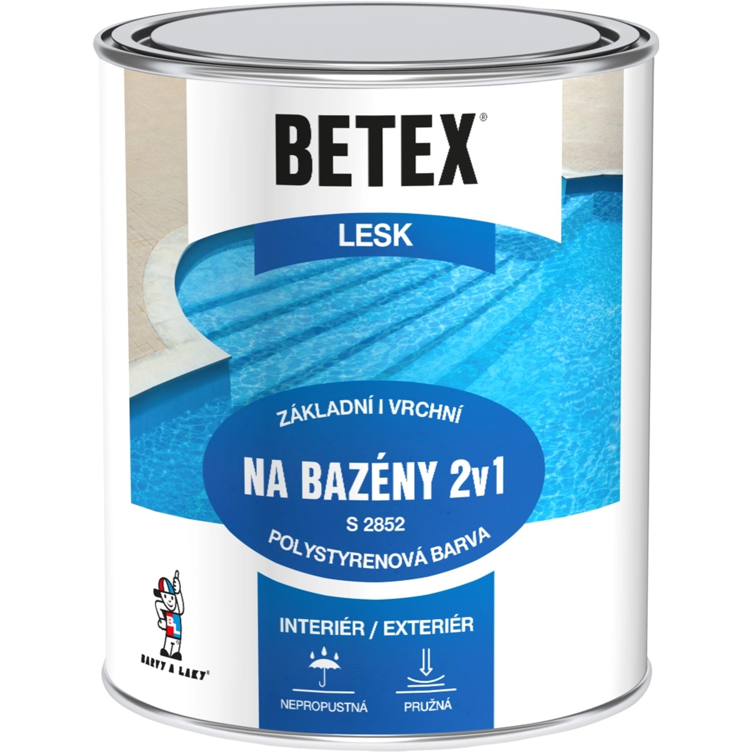 Betex na bazen 440 modrý 1kg