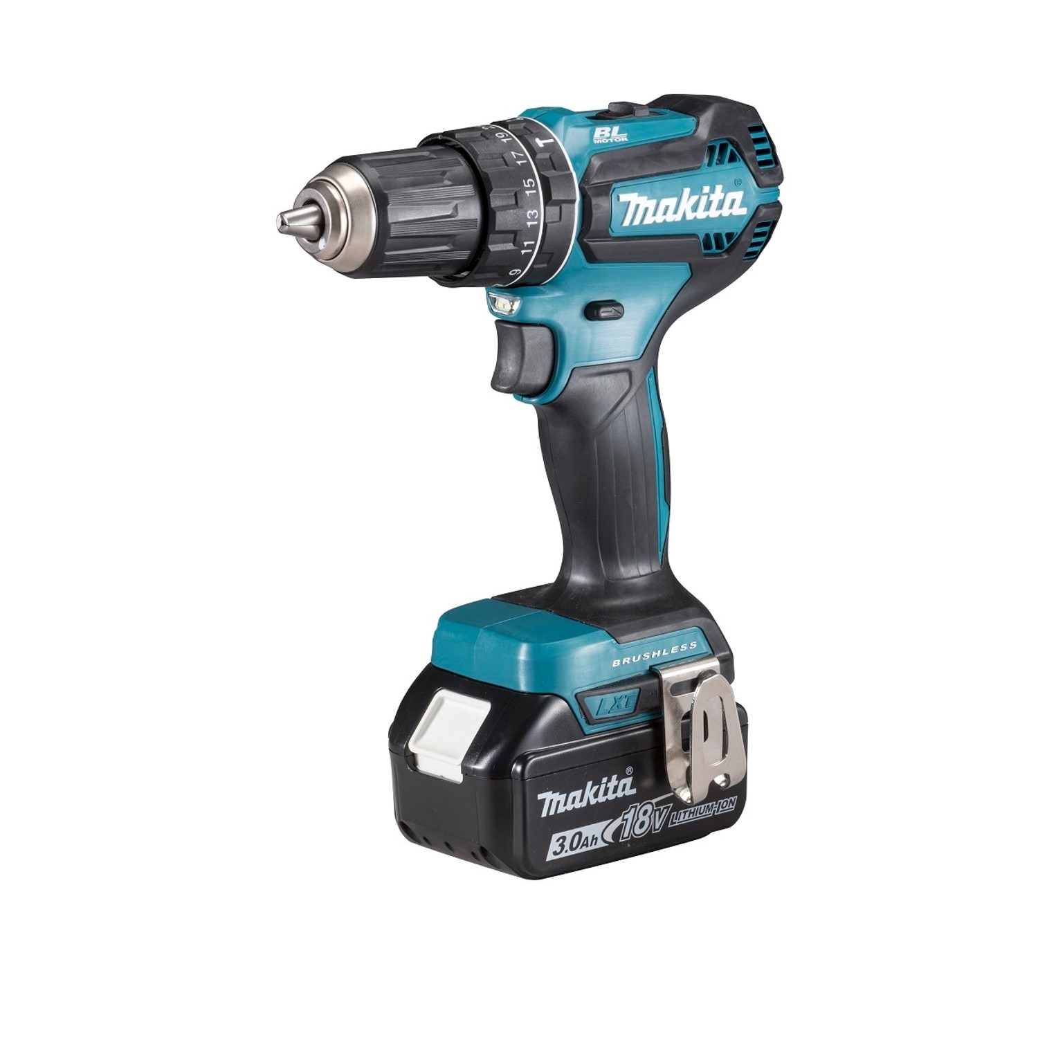 Makita Aku bezuhlíkový příklepový šroubovák DHP485RFJ