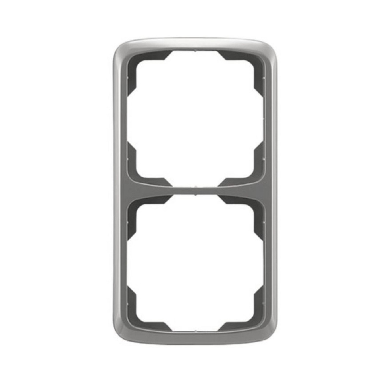 ABB 2násobný rámeček TANGO 3901A-B21 S2, kouřově šedý, 11,5 x 156 x 81 mm