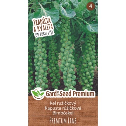 GardenSeed Premium Semínka Kapusta růžičková PREMIUM