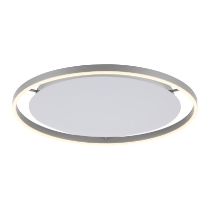 Just Light Stropní LED svítidlo Ritus, 28W, 3650lm, hliníková, pr. 58,5 cm