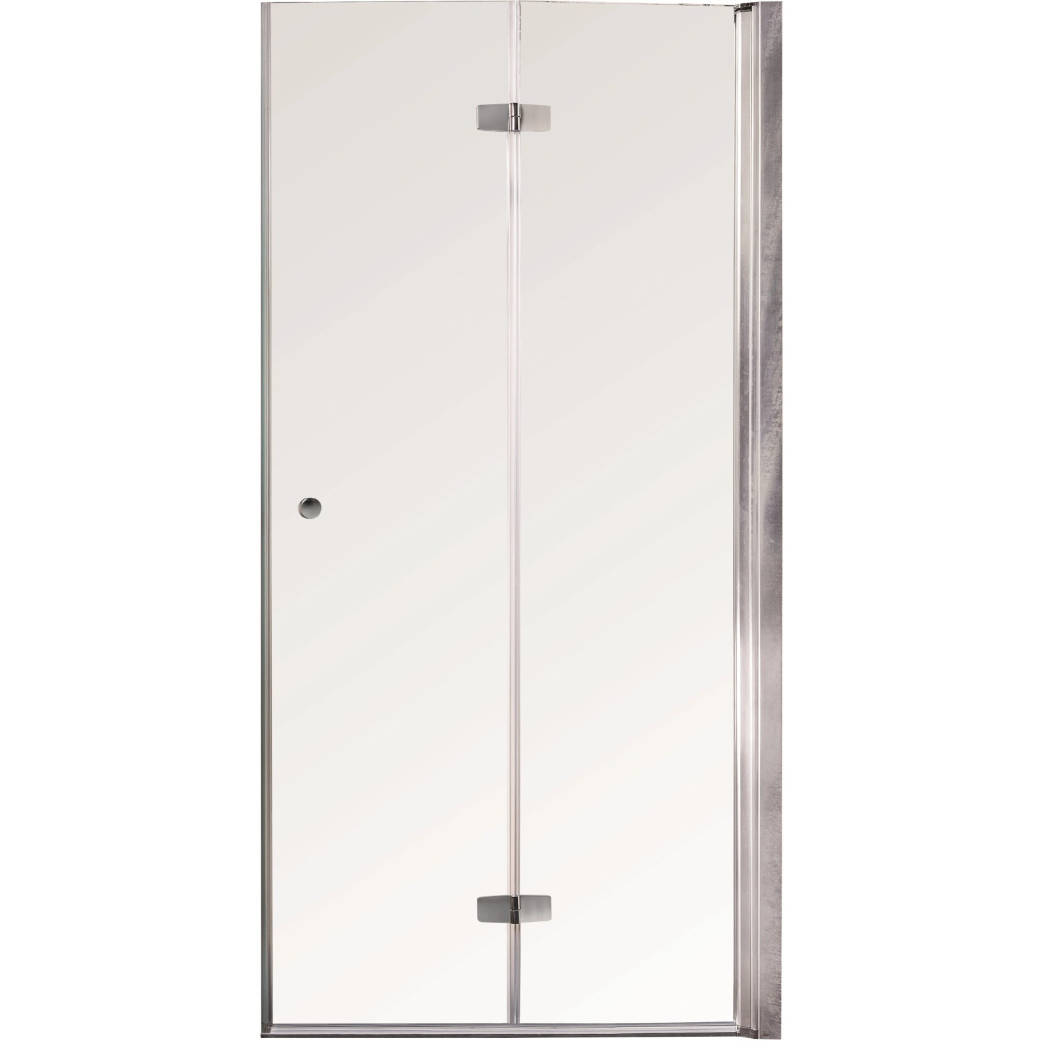Levně Sanotechnik Skládací sprchové dveře Duet čiré sklo, pravé 85-87 x 195 cm