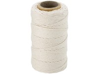 LUX-TOOLS Bavlněné lano kroucené přírodní pr. 1,5 mm x 100 m